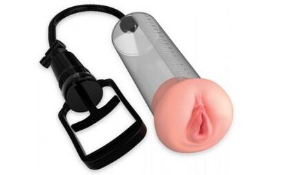 带有振动按摩器的泵用于阴茎增大